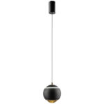 Светильник подвесной Crystal Lux CARO SP LED BLACK