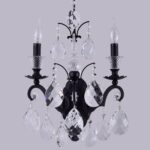 Бра Crystal Lux MAGNIFICO AP2 BLACK/TRANSPARENT