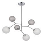 SLE1107-103-06 Светильник подвесной Хром/Белый, Серый G9 LED 6*5W 4000K MALTE