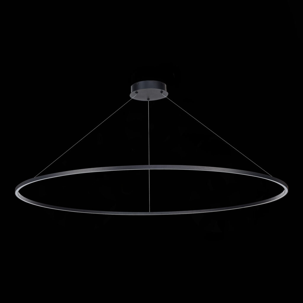 ST605.403.72 Cветильник подвесной SMART ST-Luce Черный/Белый LED 1*72W 2800-6500K AURA