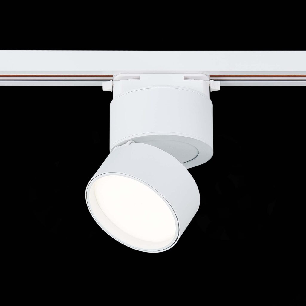 ST651.546.09 Св-к трек. Белый LED 1*9W 4000K 720Lm Ra>90 120° IP20 D85xH122 170-240VV BASE