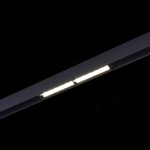 ST804.446.12 Магнитный трековый светильник Черный LED 1*12W 4000K 750Lm Ra>90 120° IP20 L220xW22xH46 SKYLINE 48