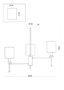Люстра Freya FR5265PL-06BS