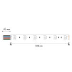 2001-82720, лента светодиодная, 5M, SMD2835RGB, 27W/m, RGB+W+W, IP20