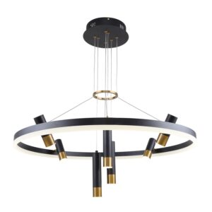 3097-8P, подвесная люстра, D800xH600/1000, LEDx48W + 7xLEDx3W, 4690LM, 4000K