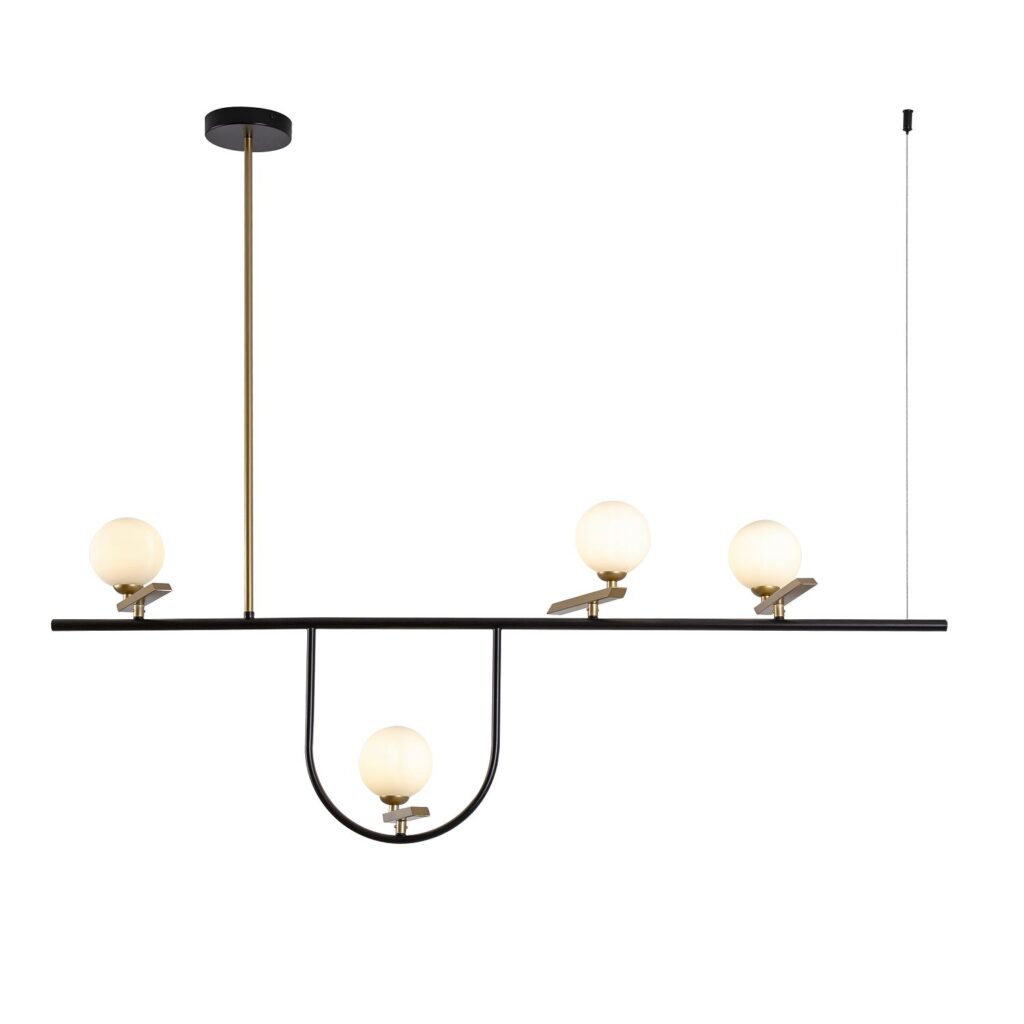 4109-4P, подвесная люстра, L1200xW280xH1000, 4xG9LEDx5W