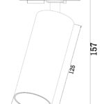 Трековый светильник Technical TR021-1-12W4K