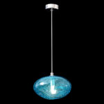 Светильник подвесной Crystal Lux FORMLESS SP1 BLUE