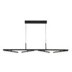 SL1018.403.04 Светильник подвесной ST-Luce черный/прозрачный LED 1*32W 4000K EUCLIDICS