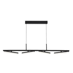 SL1018.403.04 Светильник подвесной ST-Luce черный/прозрачный LED 1*32W 4000K EUCLIDICS