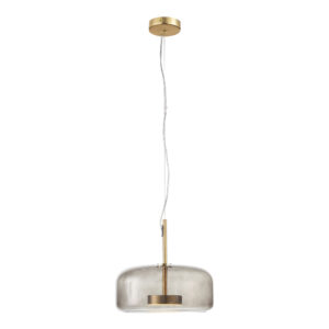 SL1053.243.01 Светильник подвесной ST-Luce Золотистый/Дымчатый LED 1*9W 3000K PALOCHINO
