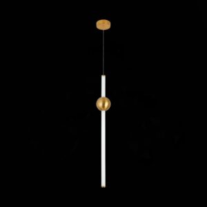 SL1222.213.01 Светильник подвесной ST-Luce Золотистый/Золотистый, Белый LED 1*18W 4000K ANGURRA