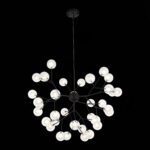 SL376.403.36 Светильник подвесной ST-Luce Черный/Прозрачный, Белый G4 LED 36*2W DEMELE