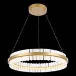 SL383.213.01 Светильник подвесной ST-Luce Матовое золото/Прозрачный LED 1*44W 3000K CHERIO