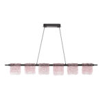 SL6021.403.36 Светильник подвесной ST-Luce черный/розовый LED 1*36W 3000K VOILE