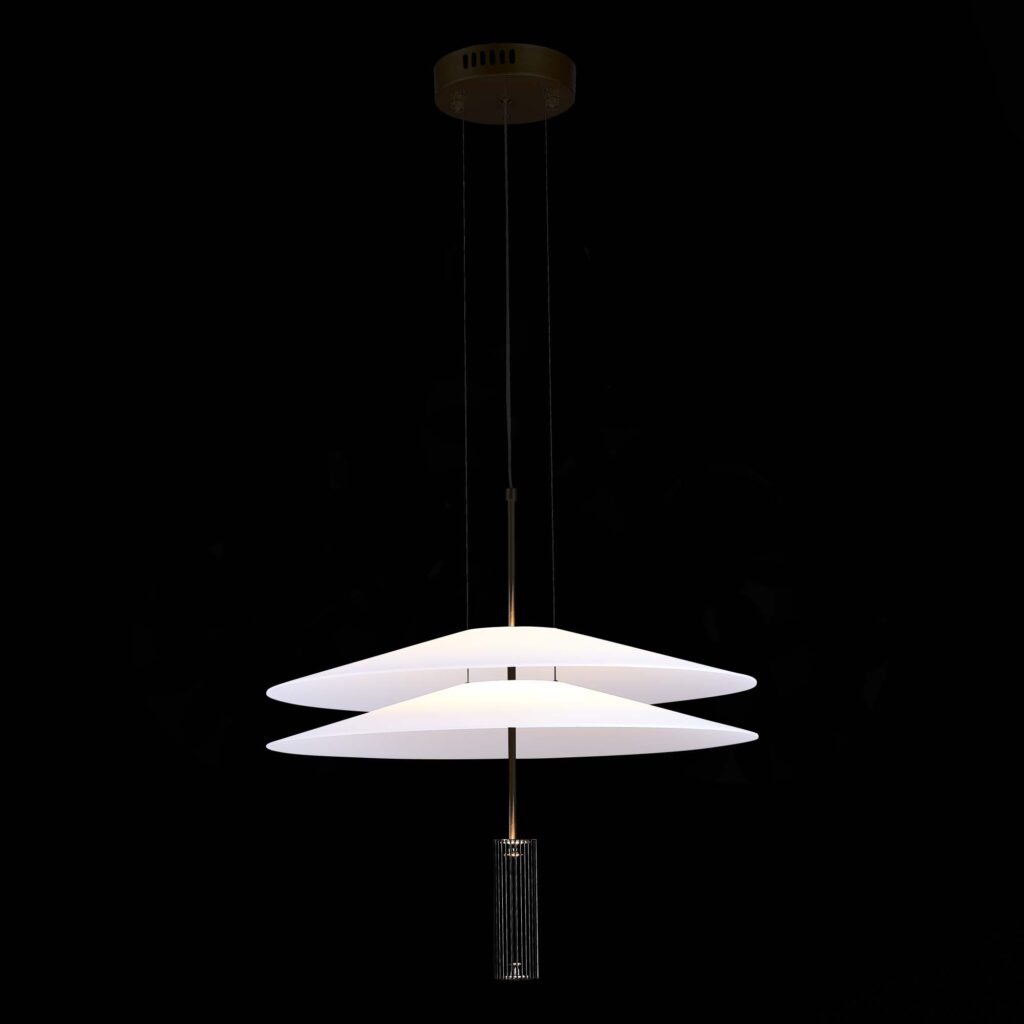 SL6101.403.01 Люстра подвесная ST-Luce Черный/Белый LED 1*15W 3000K ISOLA
