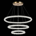 SL6110.203.03 Люстра подвесная ST-Luce Золотистый/Золотистый LED 3*35W 3000 — 6500K AVANA