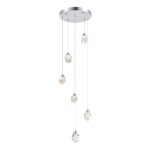 SL6114.103.06 Светильник подвесной ST-Luce Хром/Прозрачный LED 6*3W 3000K CASCATO