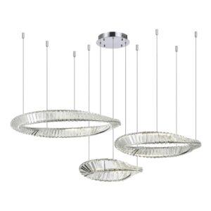 SL6204.111.03 Светильник подвесной ST-Luce Хром/Прозрачный LED 1*97W 4000K RITORTO