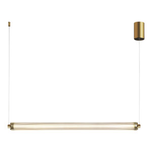 SL6224.313.01 Светильник подвесной ST-Luce Латунь/Прозрачный LED 1*30W 4000K BAMBOO