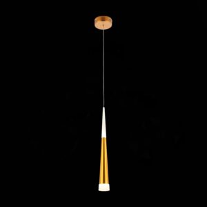 SLE200103-01 Светильник подвесной Золотистый/Золотистый, Белый LED 1*7W 3000K ORPELO