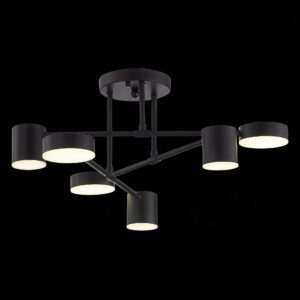 SLE201042-06 Светильник потолочный Черный/Черный LED 6*7W 4000K NOBEL