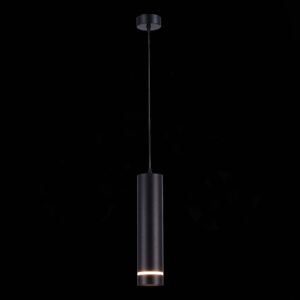 ST115.433.12 Светильник подвесной Черный LED 1*12W 3000K 936Lm Ra>90 120° IP20 D80xH300 165-265V Подвесные светильники