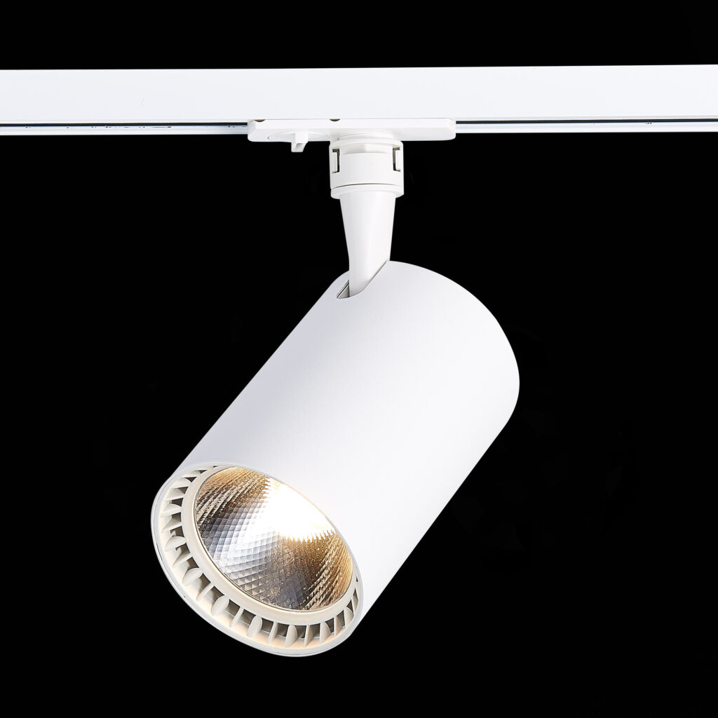 ST351.536.30.24 Св-к трек. Белый LED 1*30W 3000K 2 700Lm Ra?80 24° IP20 L139xW89xH194 100-240V BASE