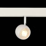 ST355.536.10 Магнитный трековый светильник Белый LED 1*10W 3000K 470Lm Ra>80 36° IP20 L120xW50xH176 SKYLINE 48