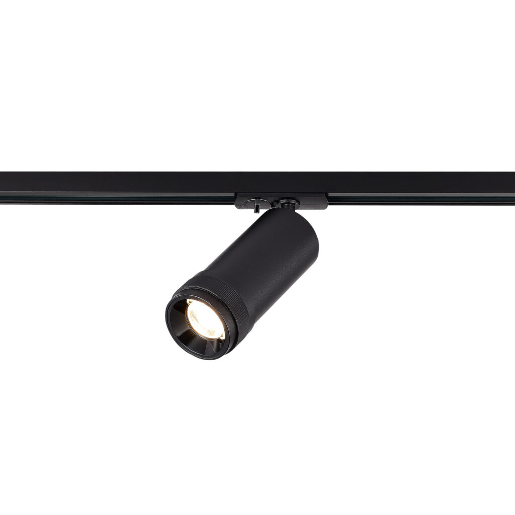 ST385.446.10 Св-к трек. Zoom Черный LED 1*10W 4000K 900Lm Ra 10-55° IP20 D55xH125 220V BASE