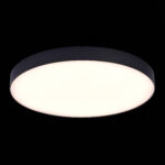 ST606.432.96 Светильник потолочный Черный LED 1*96W 3000K 8 640Lm Ra>85 120° IP20 D600xH55 185-265V Накладные светильники