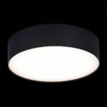 ST606.442.27 Светильник потолочный Черный LED 1*27W 4000K 2 430Lm Ra>90 120° IP20 D220xH55 185-265V Накладные светильники