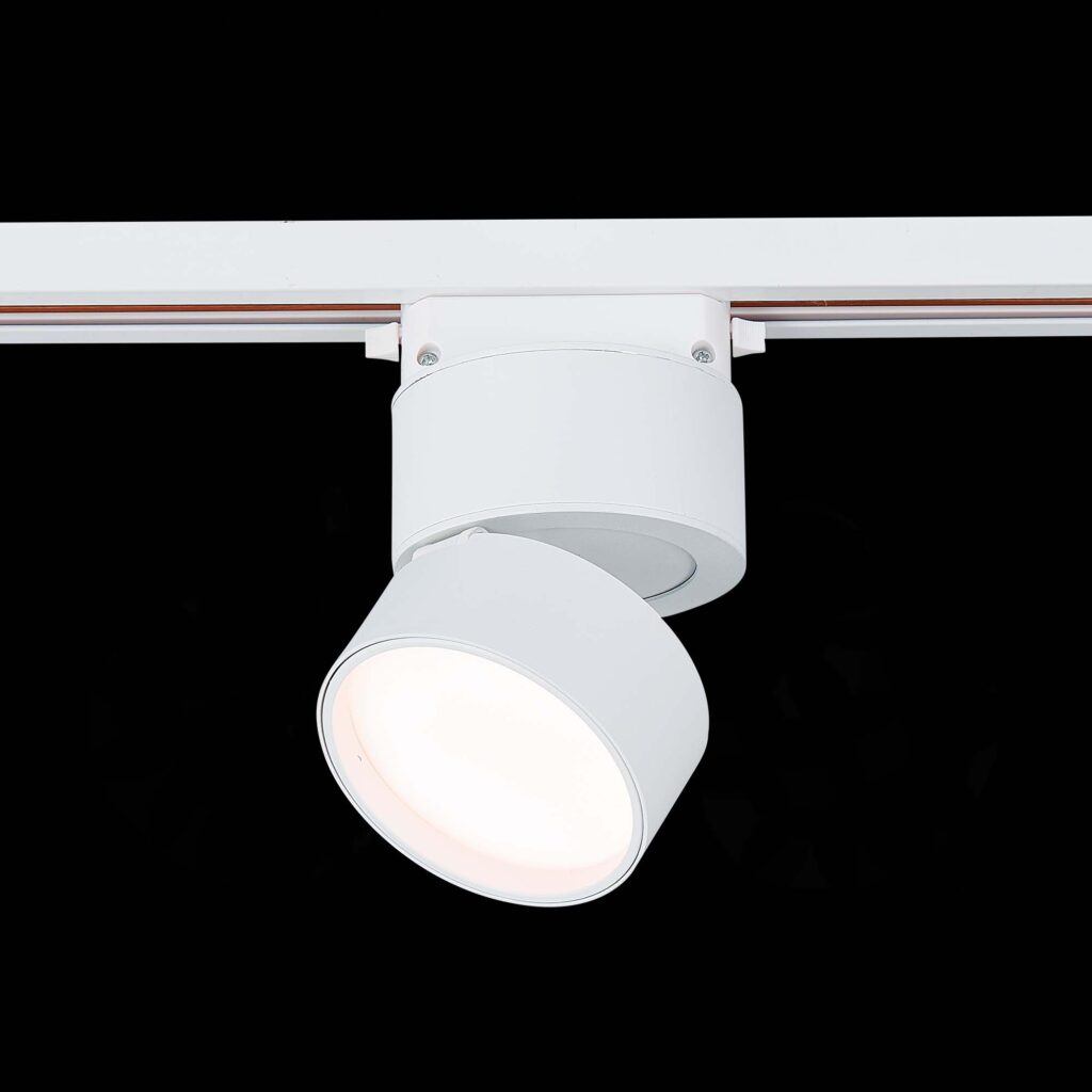 ST651.536.09 Св-к трек. Белый LED 1*9W 3000K 720Lm Ra>90 120° IP20 D85xH122 170-240VV BASE