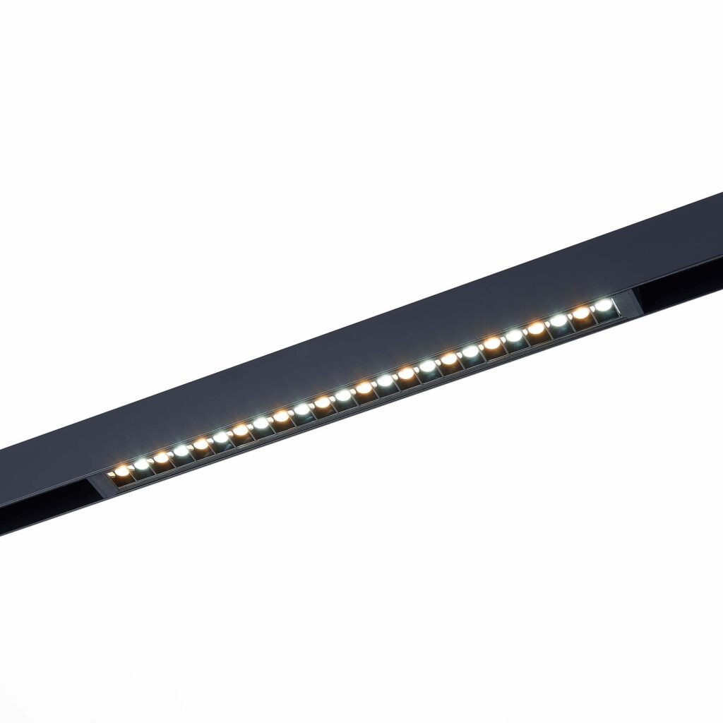 ST655.436.18H Св-к трек. Черный LED 1*18W 3000K 1 400Lm Ra>90 24 IP20 L410xW25xH41 220V SKYLINE 220
