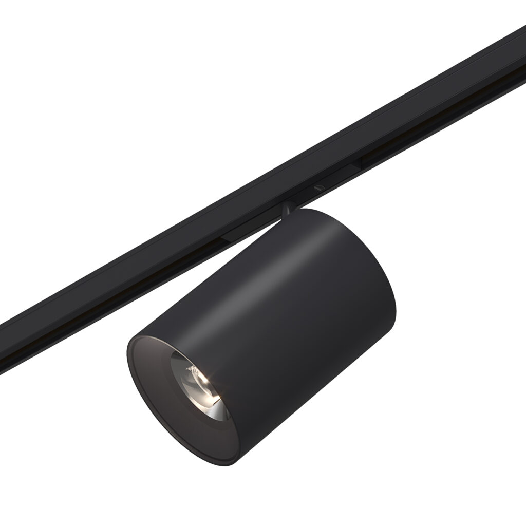 ST671.436.09 Магнитный трековый светильник Черный LED 1*9W 3000K 500Lm Ra>90 36° IP20 D45xH63 24V SUPER5