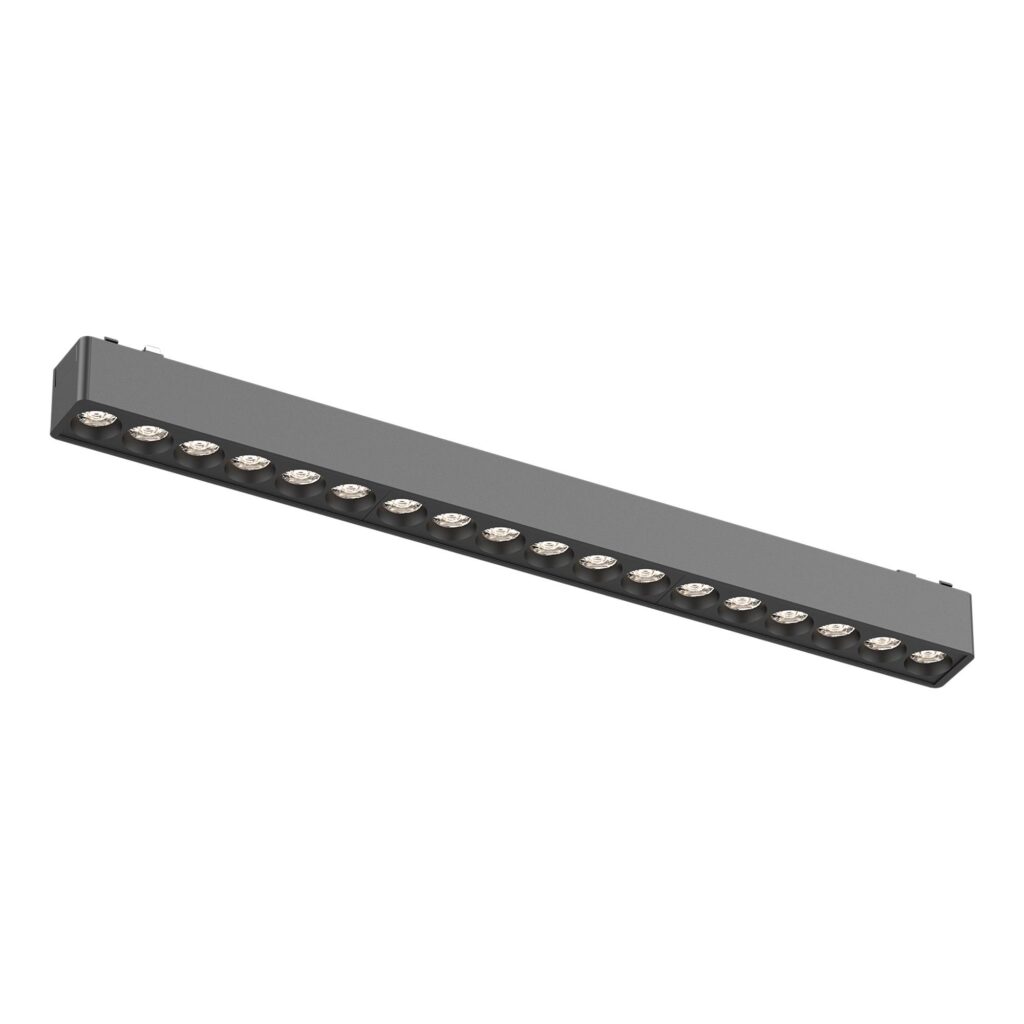 ST673.436.18 Магнитный трековый светильник Черный LED 1*18W 3000K 1 560Lm Ra>90 36° IP20 L338xW26xH2 SKYFLAT