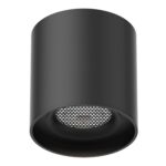 ST678.436.06 Магнитный трековый светильник Черный LED 1*6W 3000K 300Lm Ra>90 IP20 D75xH75 48V SKYFLAT