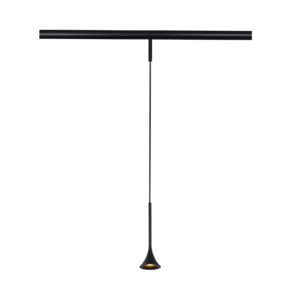 ST688.436.05 Магнитный трековый светильник Черный LED 1*5W 3000K Lm Ra>90  IP20 D70xH225 24V SUPER5