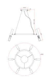 Люстра Freya FR6109PL-06CH